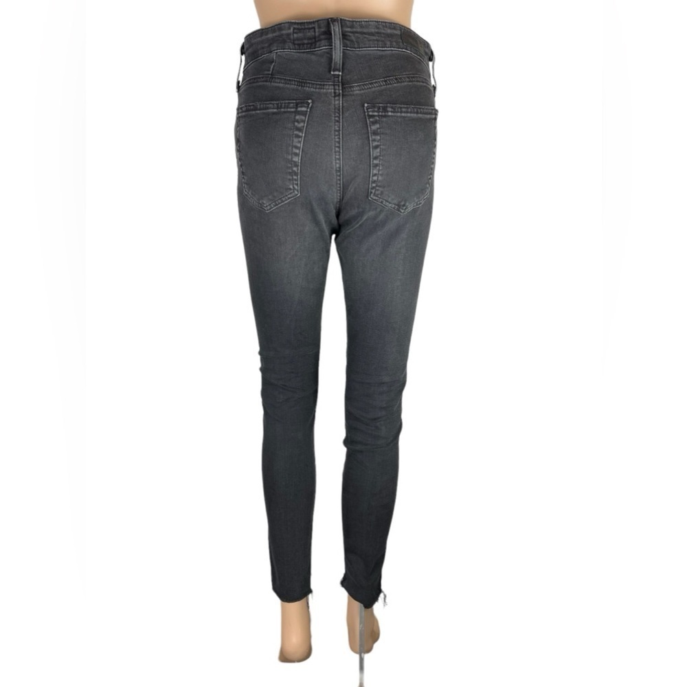 AG Adriano Goldschmied Womens Jeans Farrah ankle high rise skinny black size 28 - Picture 4 of 15